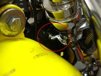 Rengastetussa kohdassa stoppari toiminnassa.